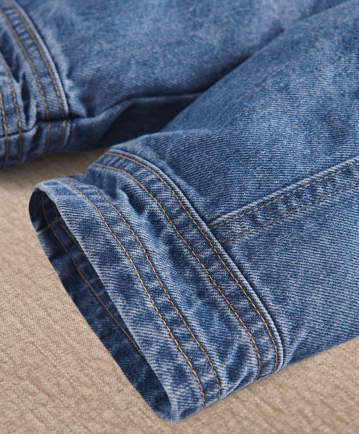 Blue Straight Leg Jeans