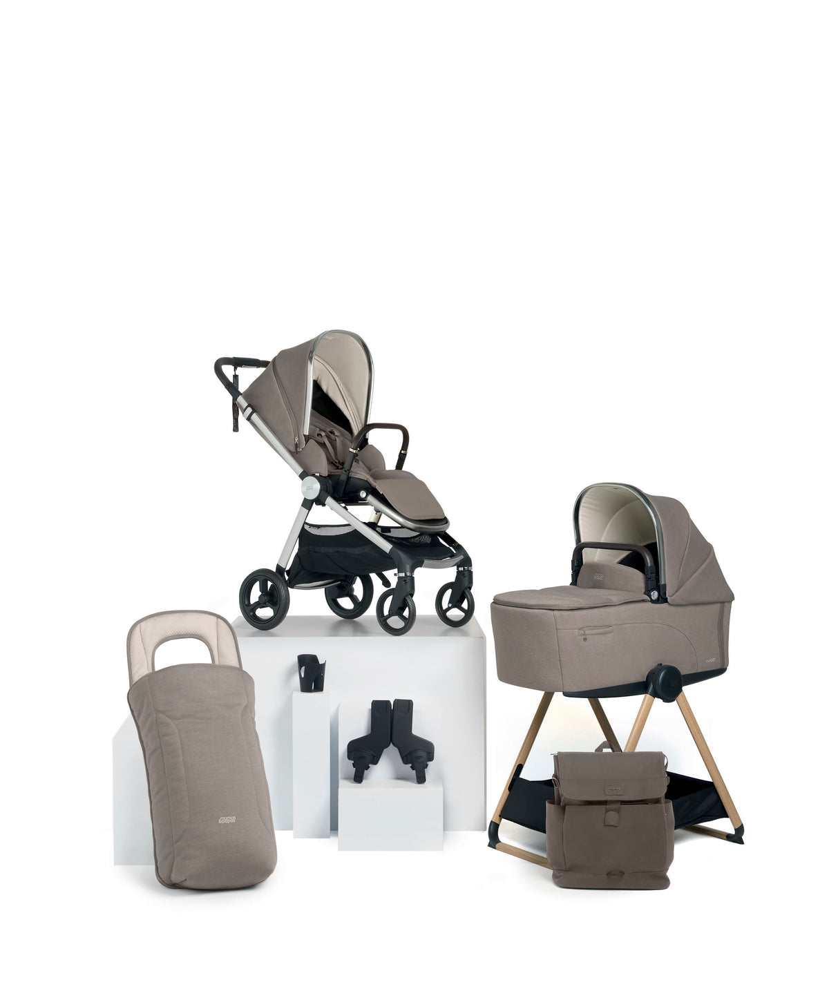 Vardo Essential Pushchair Bundle (7 Pieces) - Heritage