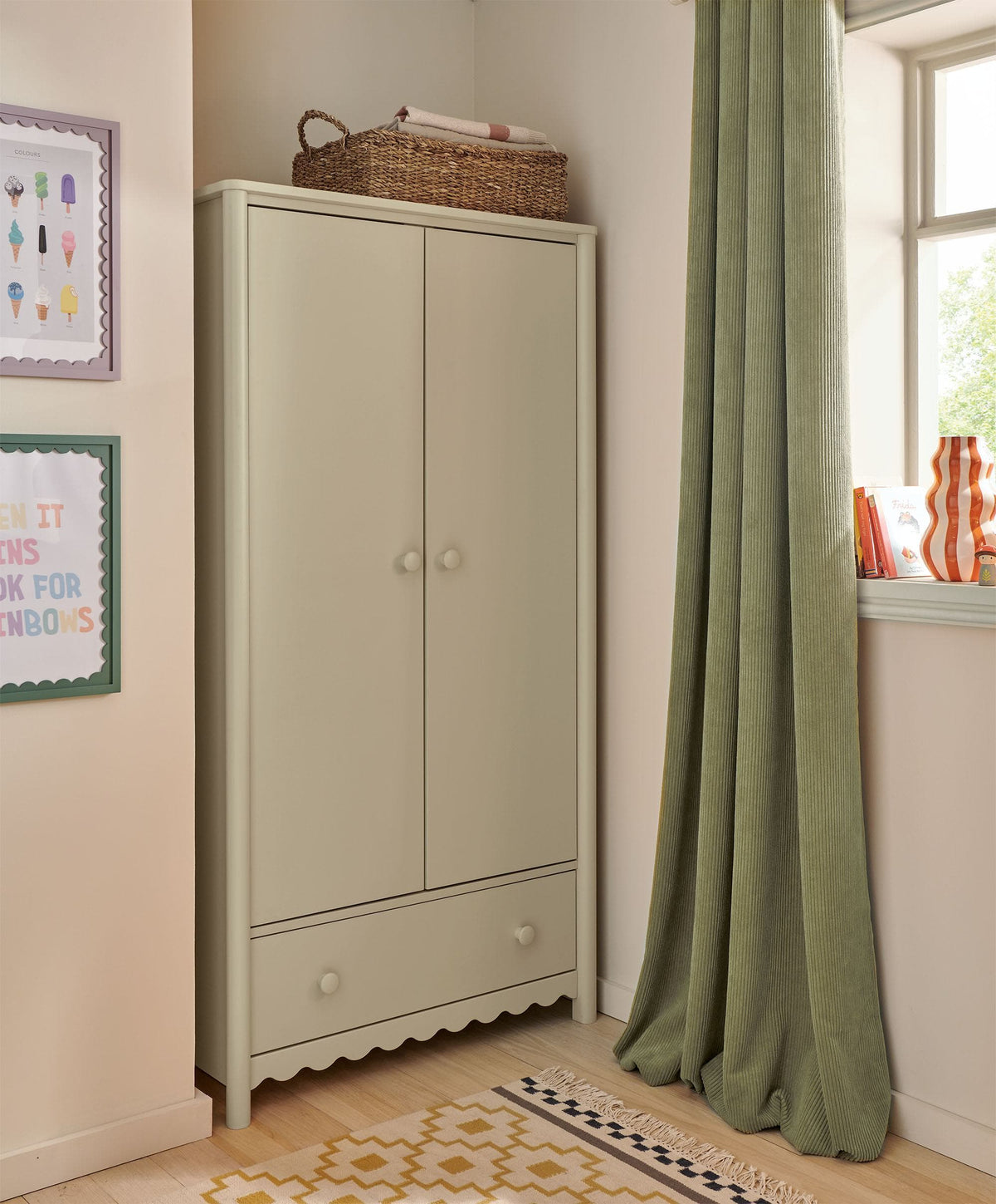Eryn Wardrobe - Willow Green