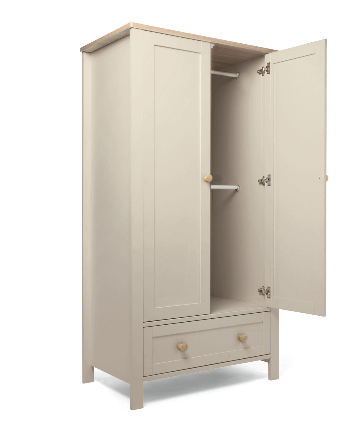 Wedmore Wardrobe - Cashmere/Oak