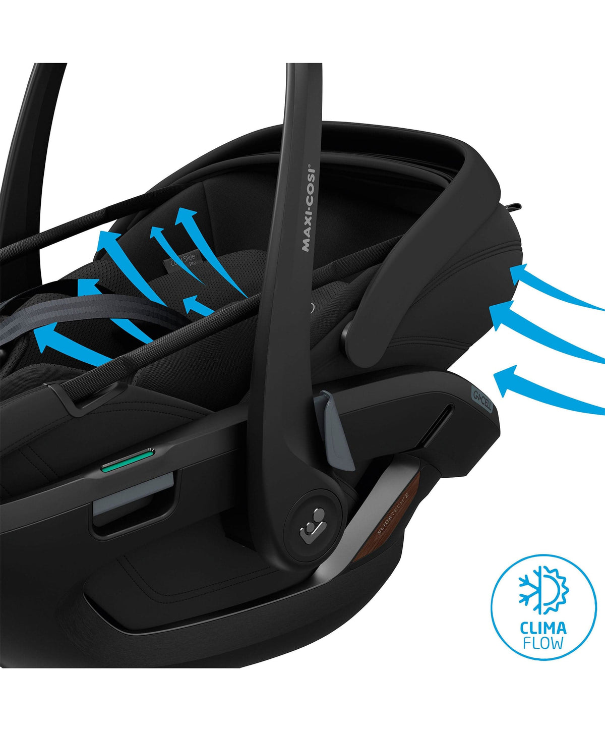 Maxi-Cosi Coral Slide Pro Car Seat - Onyx Black