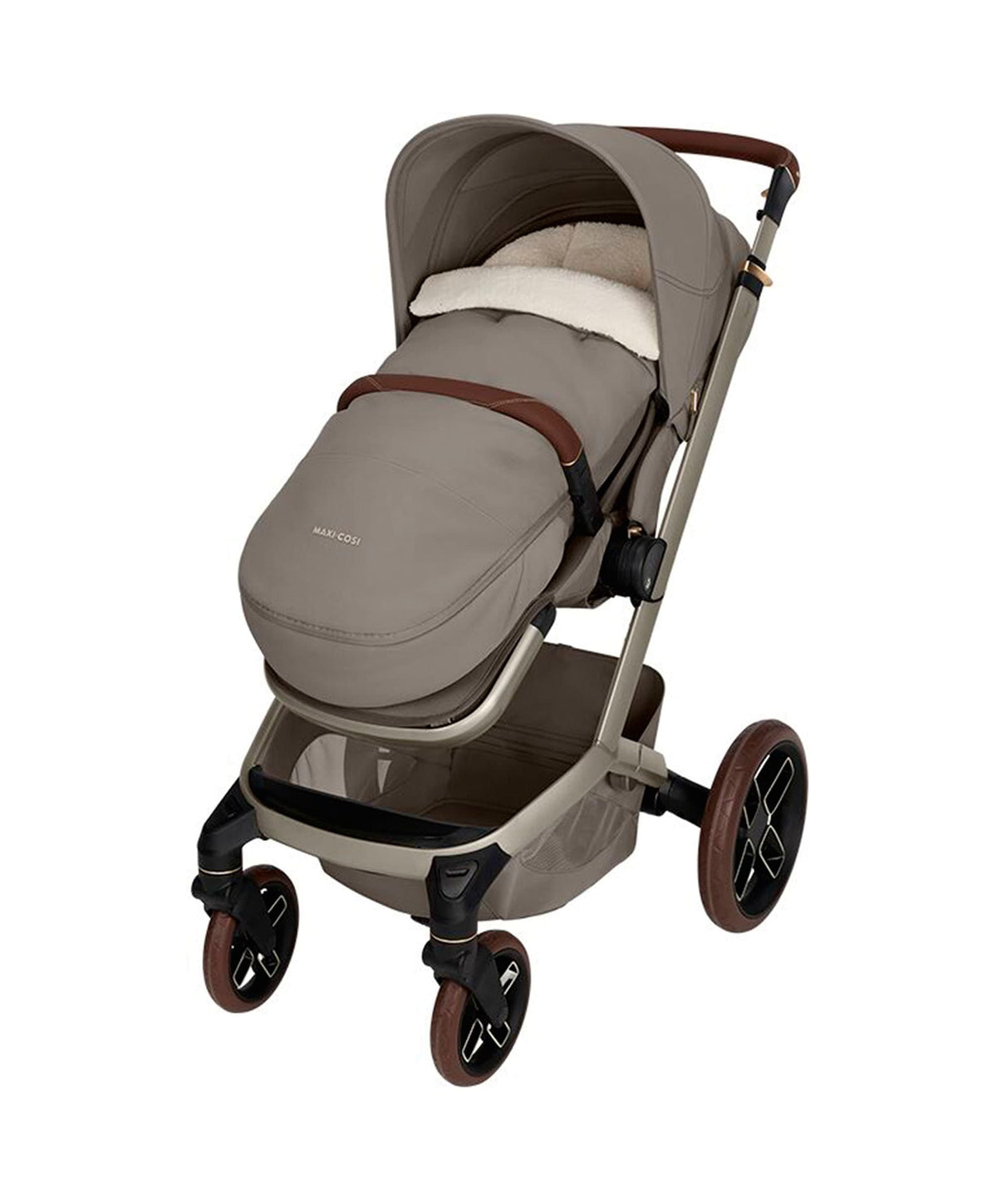 Maxi-Cosi Fame Ultimate Pushchair Bundle with Pebble Slide Pro Car Seat & Base (7 Pieces) - Sapphire Sand