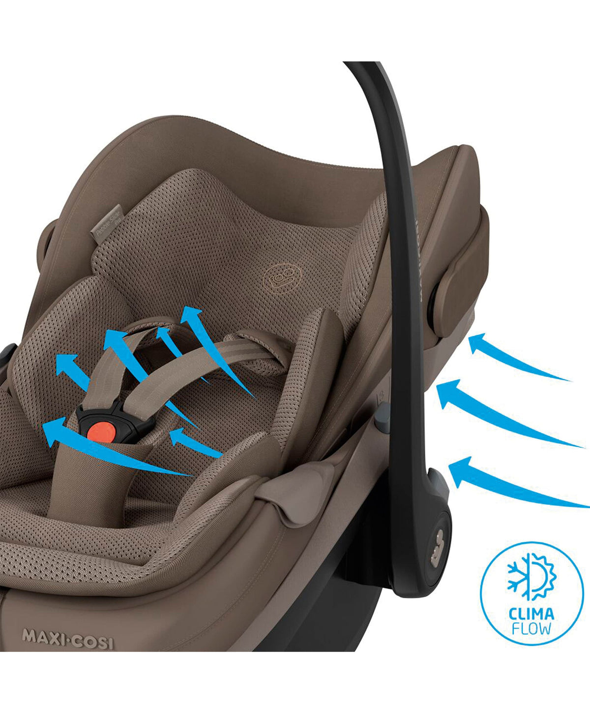 Maxi-Cosi Pebble Slide Pro Car Seat - Oak Truffle