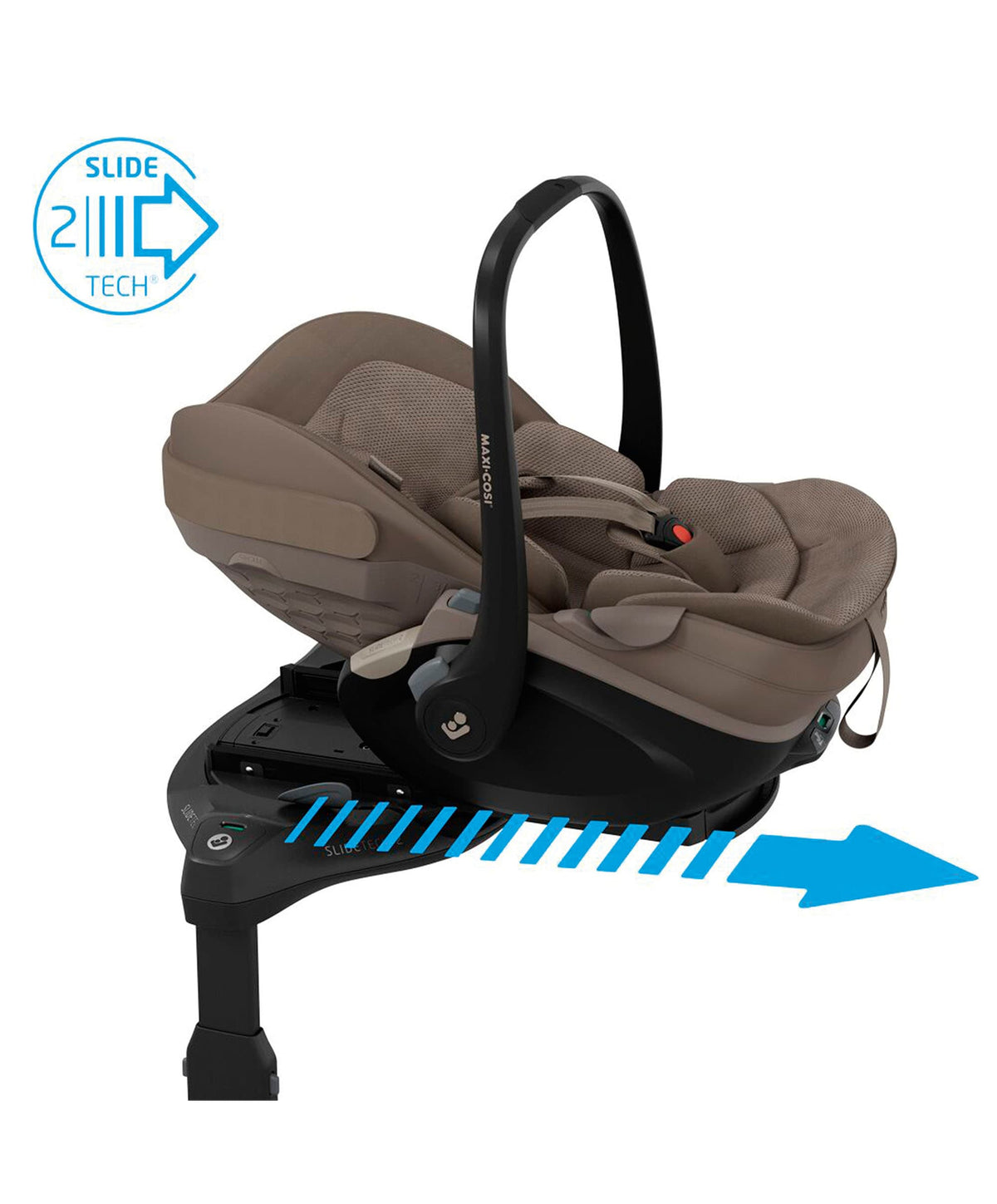 Maxi-Cosi Pebble Slide Pro Car Seat - Oak Truffle