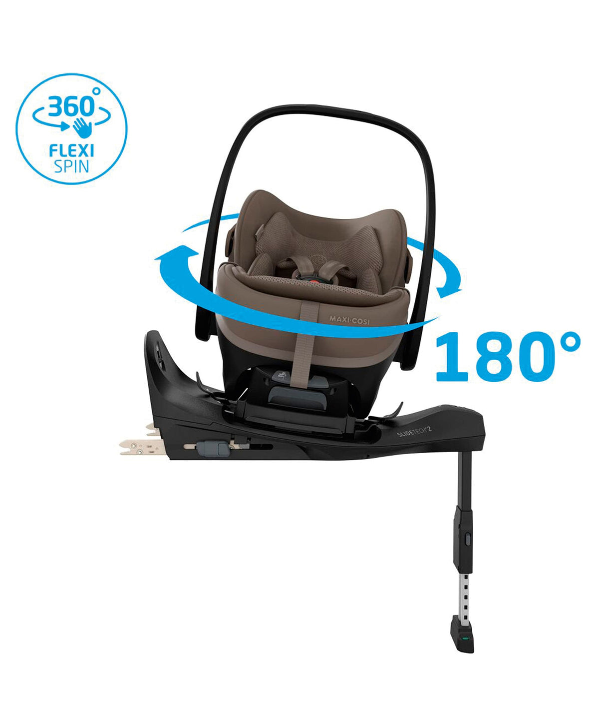 Maxi-Cosi Pebble Slide Pro Car Seat - Oak Truffle
