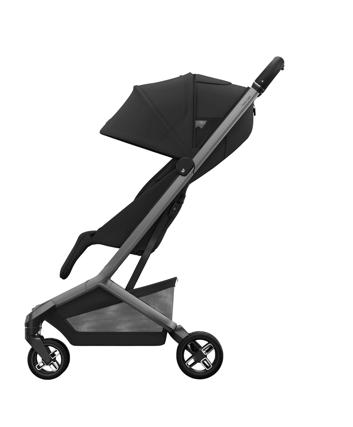 Maxi-Cosi Fame Cabin Pushchair Bundle with Maxi-Cosi Coral Slide Pro Car Seat & Base (5 Pieces) - Oynx Black
