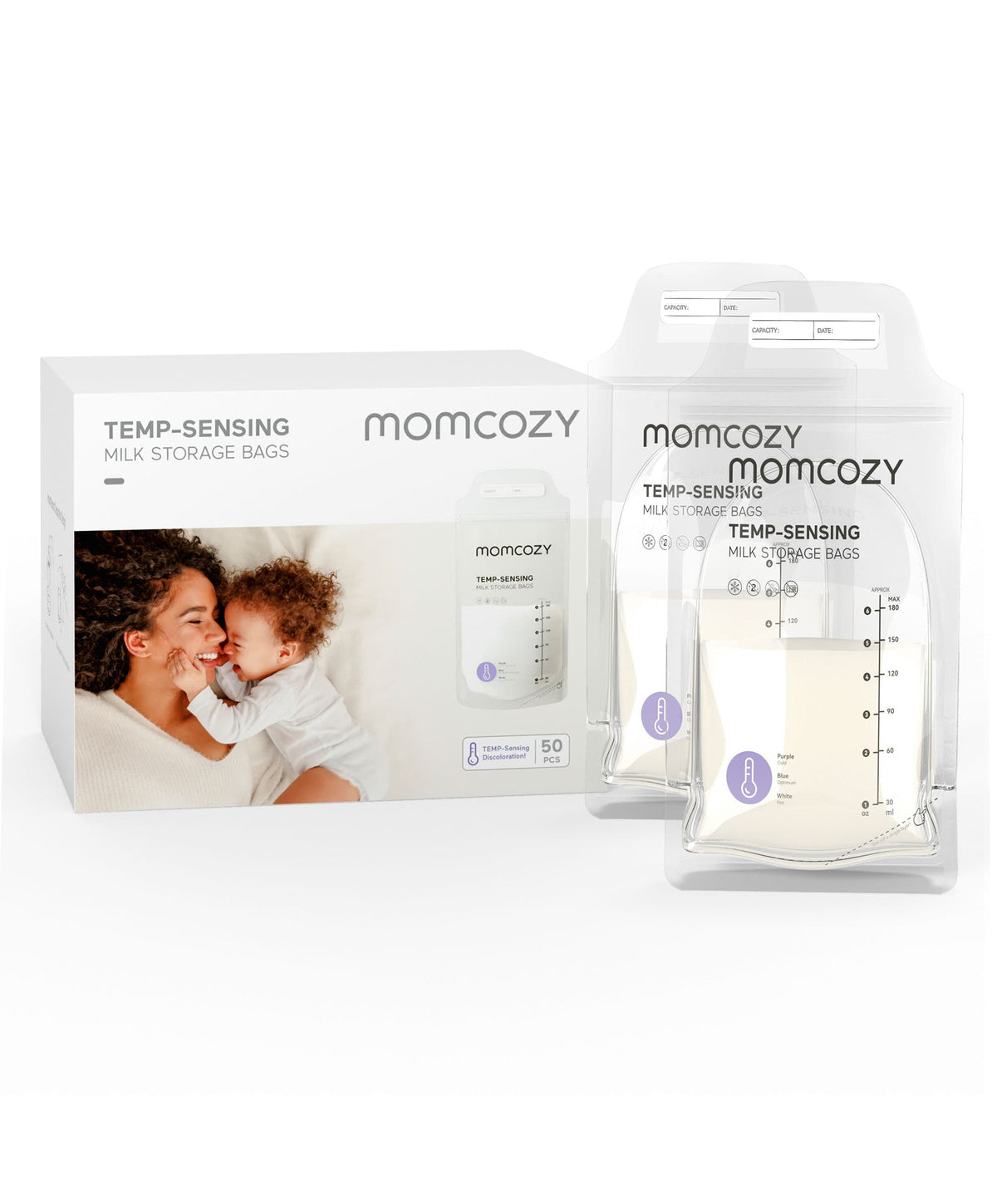 Momcozy Breastmilk Bag 50pcs