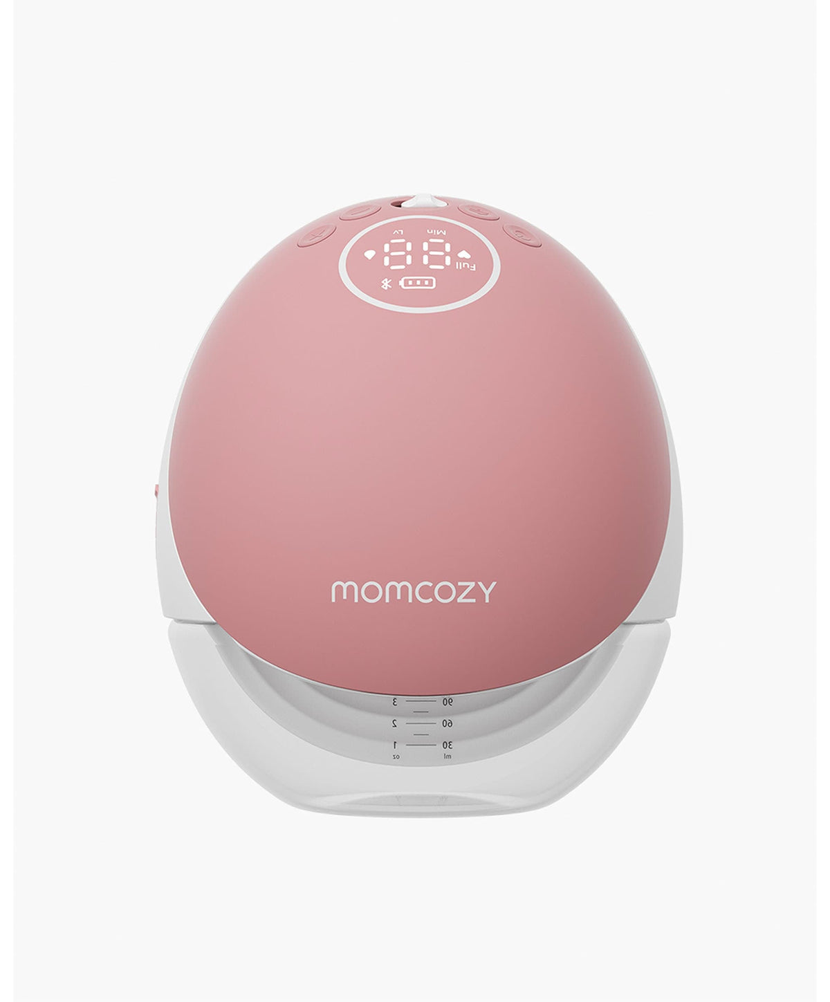 Momcozy M9 Single Breast Pump - White/Pink