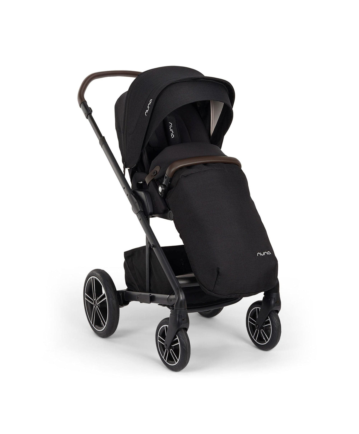 Nuna Mixx Next Pushchair Bundle With Carrycot Stand & Arra Flex Car Seat & Base - Caviar