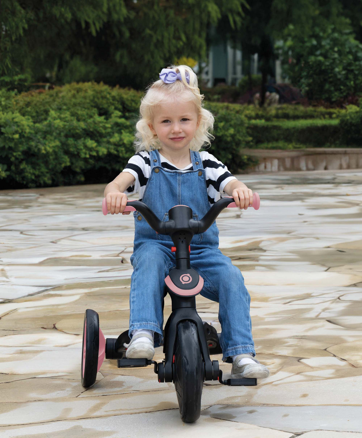 Globber Explorer Foldable 4-in-1 Trike - Pastel Pink