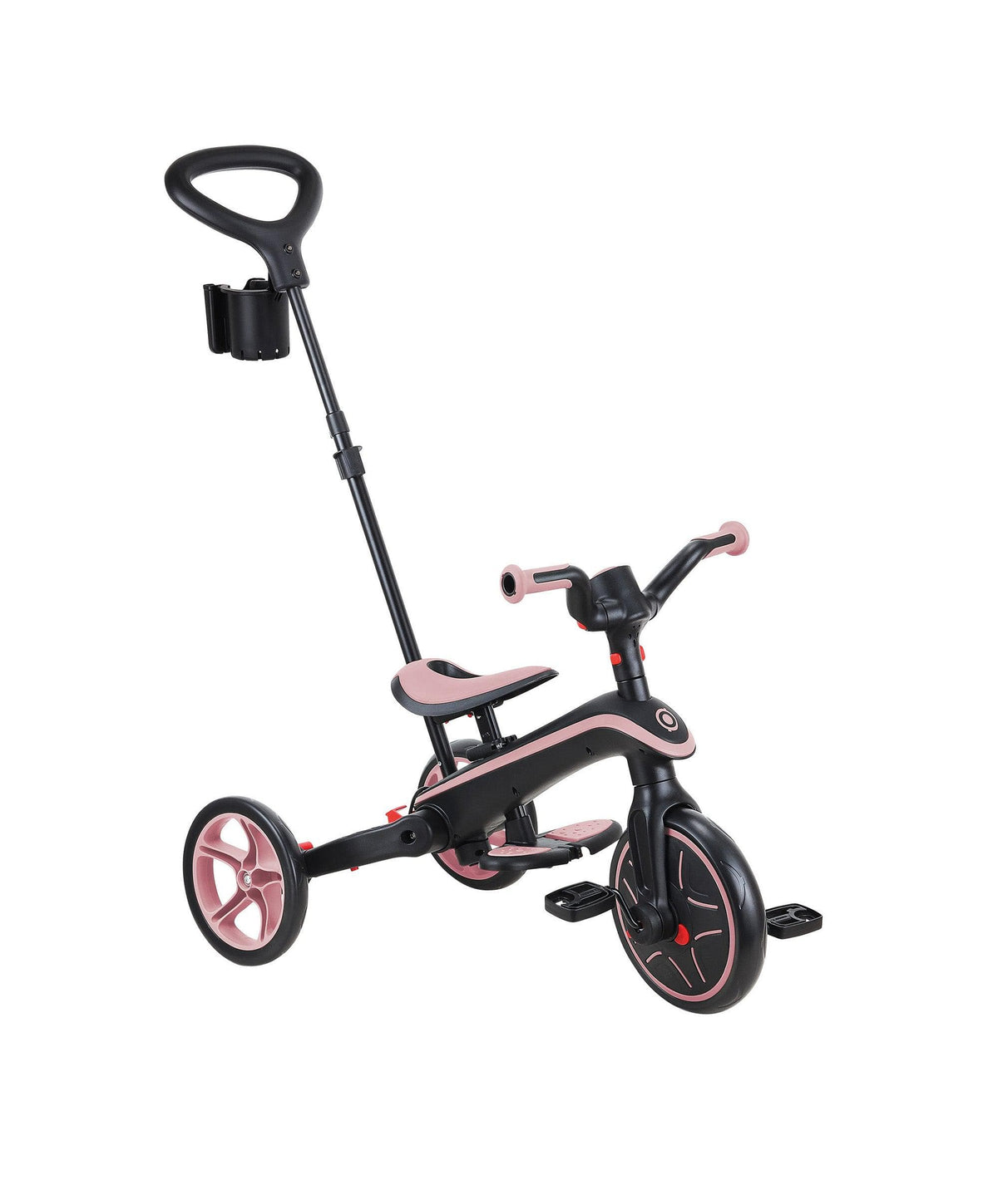 Globber Explorer Foldable 4-in-1 Trike - Pastel Pink