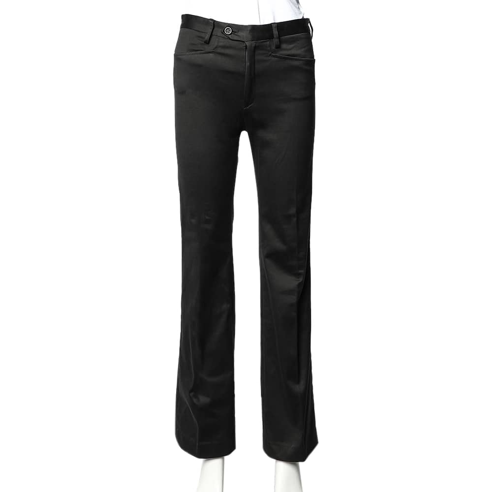 Joseph Vintage Black Cotton Flared Leg Pants S