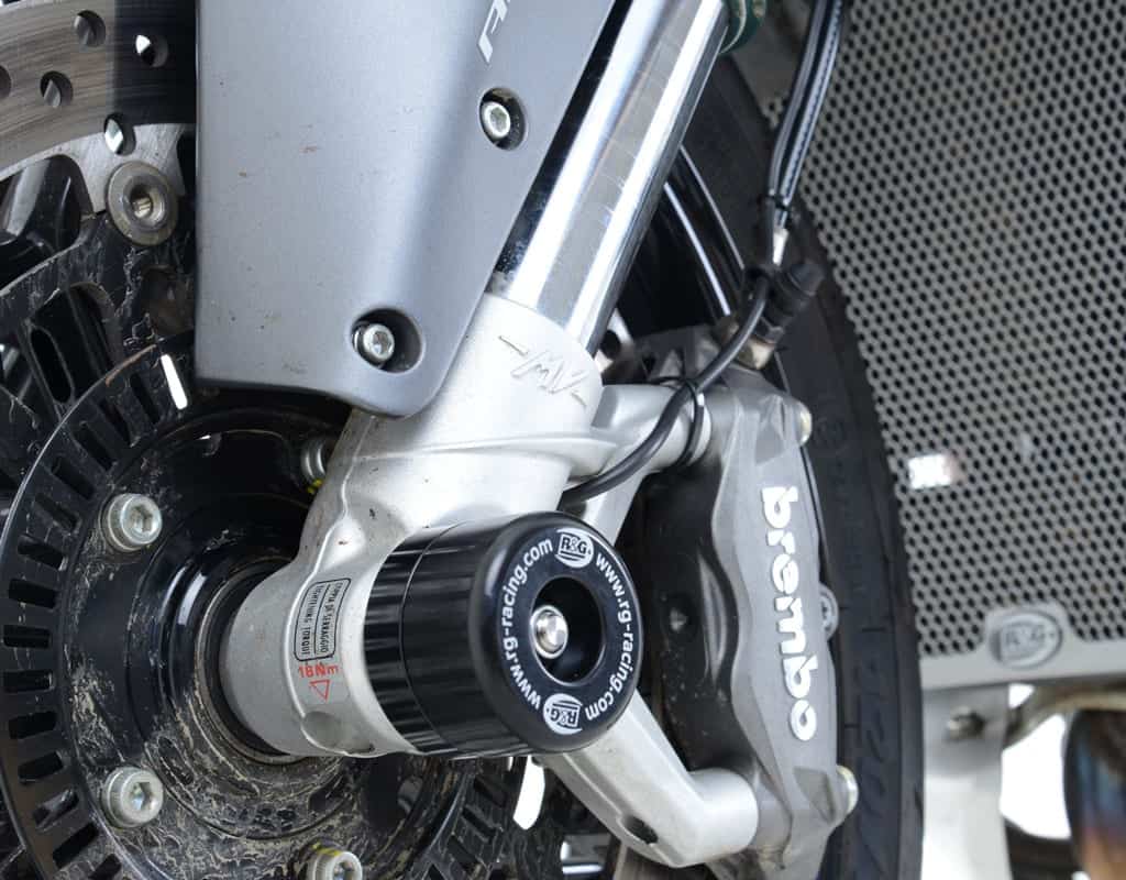 R&amp;G Racing Front Axle Sliders for MV Agusta Stradale 800, Turismo Veloce 800