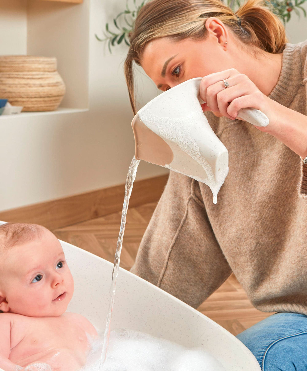Shnuggle ECO Washy Rinsing Jug - Cookies & Cream