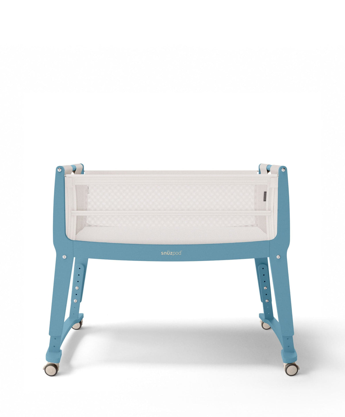 SnuzPod Studio Bedside Crib – Santorini Sky Blue