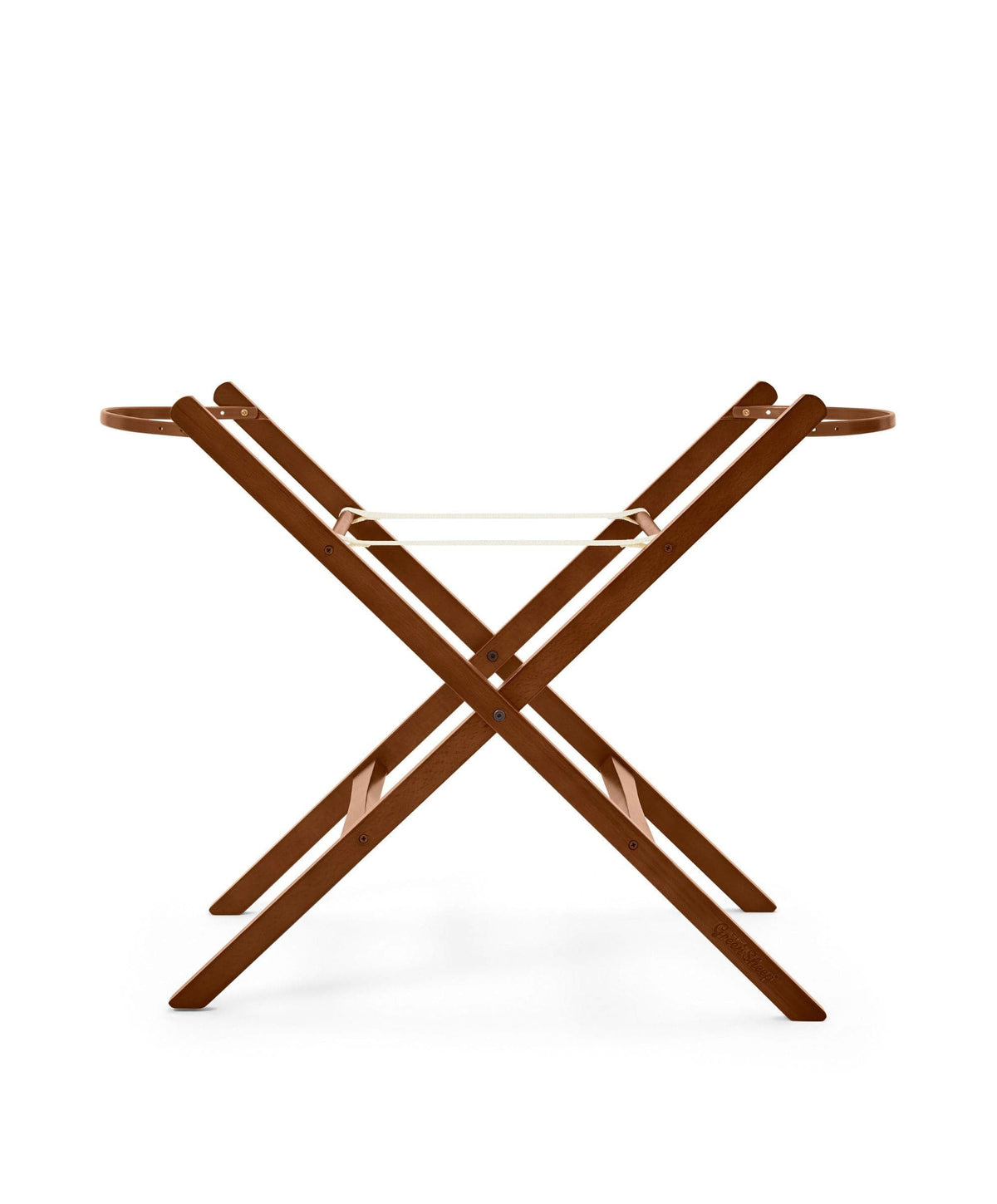 The Little Green Sheep Moses Basket Stand - Walnut