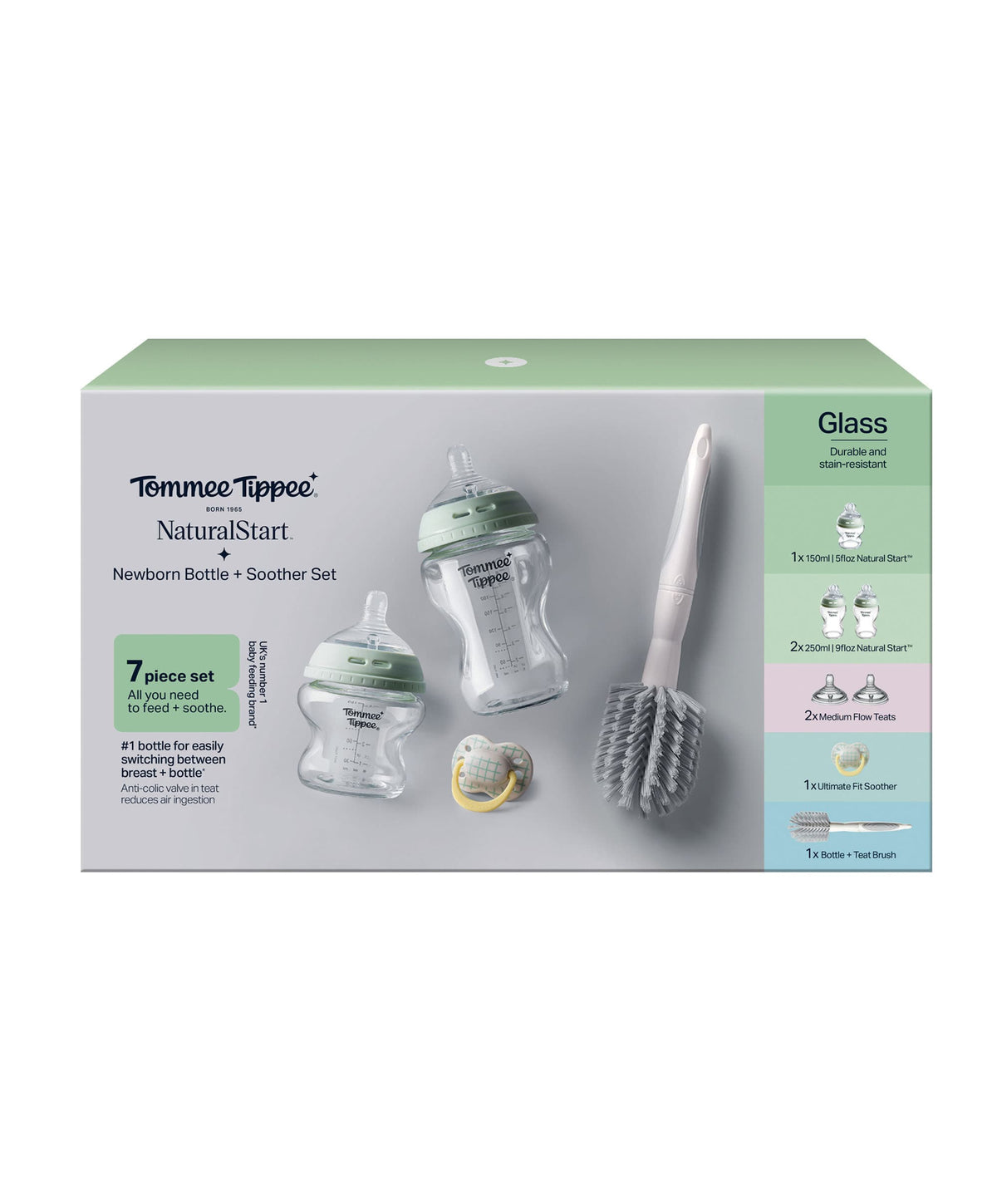 Tommee Tippee Glass Bottle Newborn Starter Set