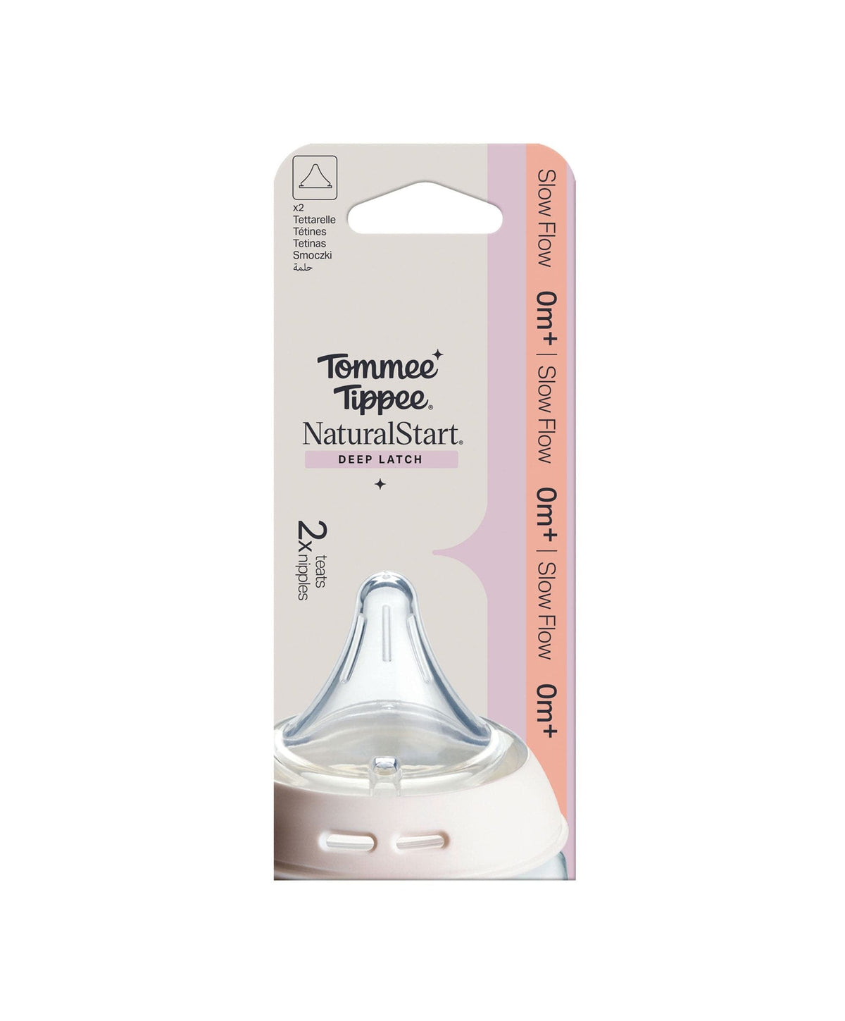 Tommee Tippee Natural Start Deep Latch Teats (Pack of 2)
