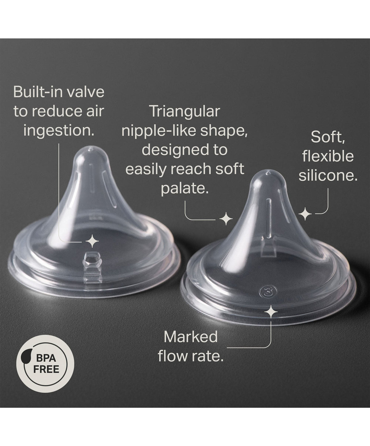 Tommee Tippee Natural Start Deep Latch Teats (Pack of 2)