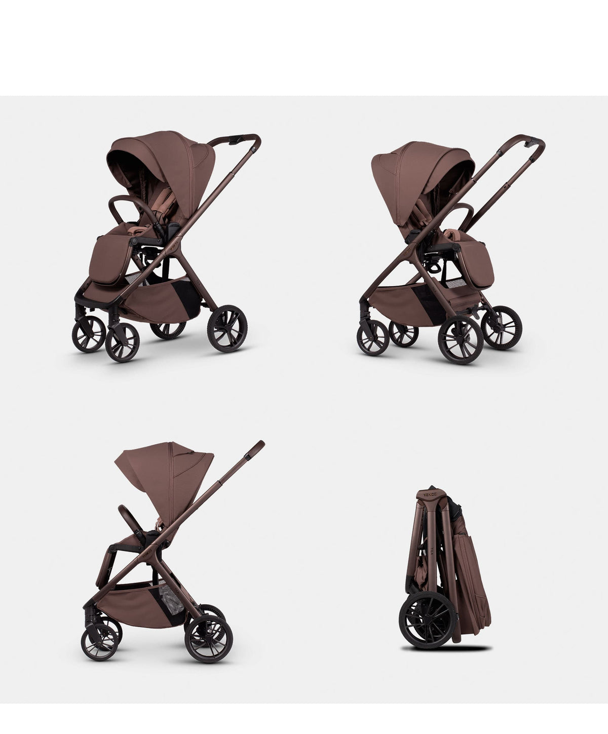Venicci Tila 2in1 Essential Pushchair Bundle (11 Pieces) - Noce
