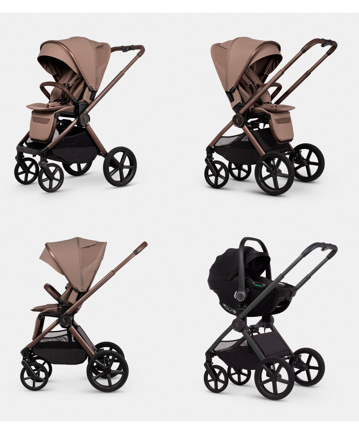 Venicci Upline3 4in1 Plus Ultimate Pushchair Bundle (16 Pieces) - Sand