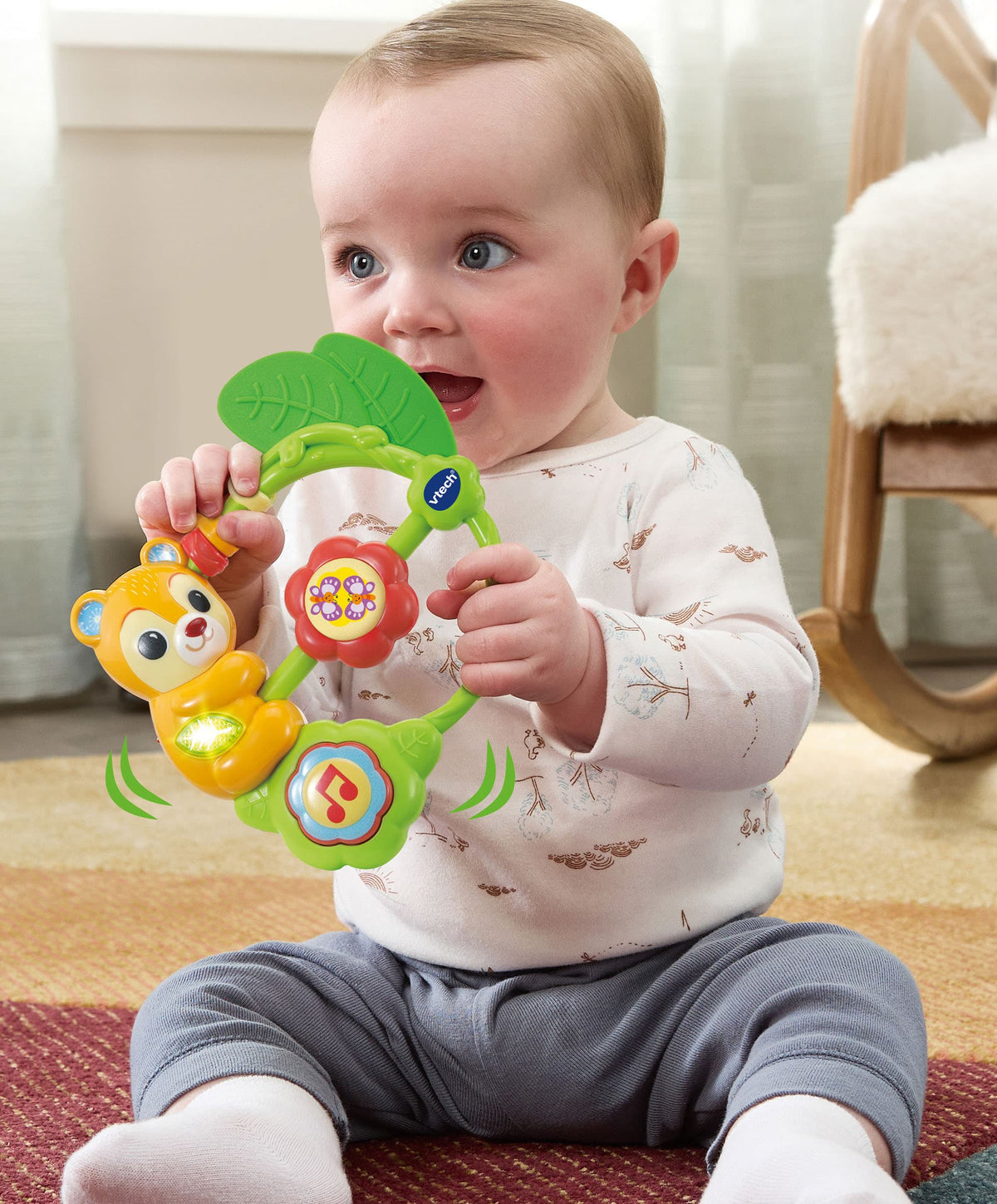 VTech Shaking Sounds Bear Rattle