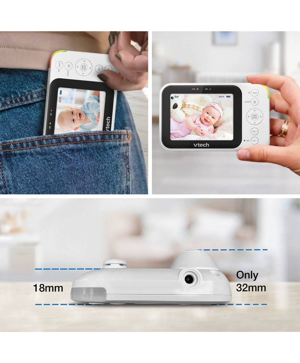 VTech VM4263 3.5 Inch Video Monitor